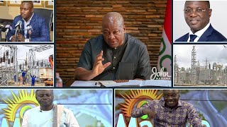 President John Mahama meets Officials over Energy Sector DEBT as Dumsor Looms | Only Five Hours Fuel