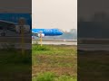 ITA airways 🇮🇹 wet weather Landing at Linate #planespotting #viralshort #short #shorts #trending