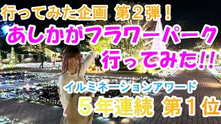 【行ってみた企画第２弾‼】あしかがフラワーパーク 行ってみた！！イルミネーションアワード５年連続第１位