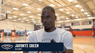 Javonte Green on matchup against Boston | Pelicans-Celtics Shootaround 1/31/25