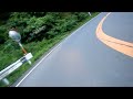 碓氷峠　下り　（2016夏）　バイク ツーリング　vtr250　車載動画