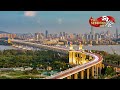 Live: Bird's-eye view of the Nanjing Yangtze River Bridge