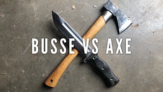 Busse Team Gemini vs Small Axe - Chopping Comparison