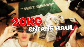 MASSIVE 20KG CNFANS HAUL (Jordan 4s, Louis Vuitton, Chrome Hearts, VLONE, and so much more!)