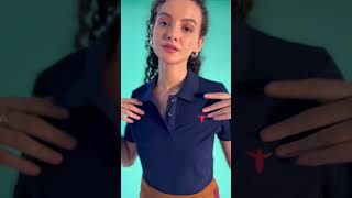 Signature polo T-shirt for women #shorts #shortsvideo #yputubeshorts #youtube