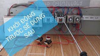 Mạch điều khiển 2 động cơ TRƯỚC DỪNG SAU