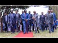 Watch how President Ruto arrived in Lower Kabete for his meeting with Gov't Administration Officers