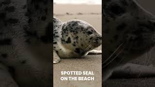 Spotted Seal on the beach