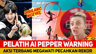 PECAHKAN REKOR BARU🔥AKSI TERBANG MEGAWATI TAK TERBENDUNG~PELATIH AI PEPPER SEMPAT DIPERINGATKAN❗️