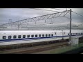 東海道新幹線 車窓 jr東海n700a系 のぞみ290号東京行き 新大阪⇒京都 進行方向左側