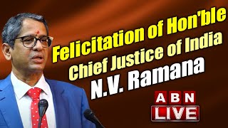 LIVE : Felicitation of Hon'ble Chief Justice of India Sri. N.V. Ramana at High Court of Telangana