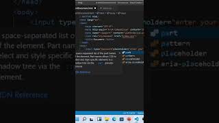 HTML Password l Input type password
