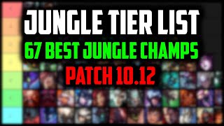 TOP 67 BEST SOLO QUEUE JUNGLE CHAMPIONS FOR CARRYING SOLO QUEUE | JUNGLE TIER LIST League of Legends