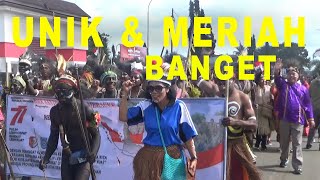 Unik!! Meriah banget, intip cara warga Papua sambut HUT Ke-77 Republik Indonesia di Papua