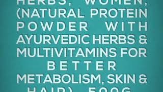 OZiva Protein \u0026 Herbs, Women, (Natural Protein Powder with Ayurvedic Herbs \u0026 Multivitamins