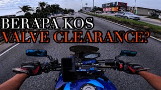 BERAPA KOS BUAT VALVE CLEARANCE?