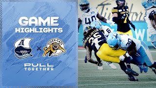 CFL Game Highlights - Toronto Argonauts at Hamilton Tiger-Cats - July 21, 2023