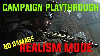 Call Of Duty: Modern Warfare 2019 - Campaign Playthrough. **Realism Mode - NO DAMAGE** UWHD 120fps