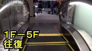 東京スカイツリー タワーヤード エスカレーター 1F-5F往復 フジテック フジテック fujitec Escalator Tokyo skytree soramachi