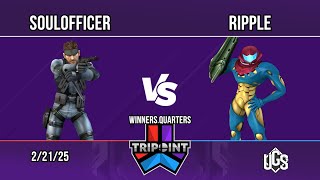 Tripoint Smash 269 - Winners Quarters - SoulOfficer(Snake) Vs. Ripple(Samus)