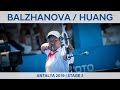 Viktoria Balzhanova v Huang I-Jou – compound women bronze | Antalya 2019 World Cup S3