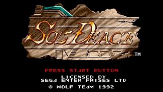 Sol-Deace (ソル・フィース). [Mega Drive]. 1CC. ADVANCED. 60Fps.