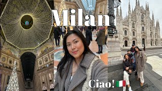 Milan Vlog Part 2: Duomo Cathedral \u0026 Rooftop, Castello Sforzesco, and Dinner at Vista Duomo 🇮🇹