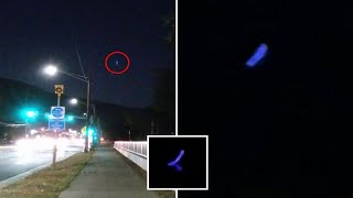 Blue Object spotted falling into water off the coast of Hawaii