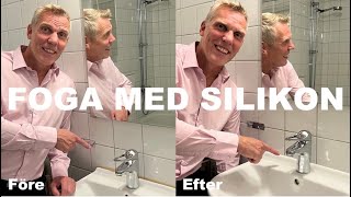 Foga med silikon