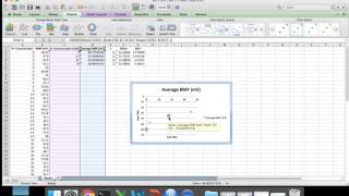 How to create a scatter plot with custom error bars in excel (mac)