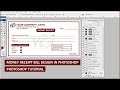 Printable Money Receipt Bill Design in Photoshop Tutorial !