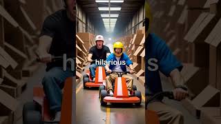 Cardboard Chaos #funny #funnyshorts #donaldtrump #aivideo #eminem #shorts