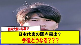 【悲報】橋岡大樹の移籍で日本代表の弱点露出？今後どうなる？？？