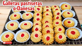 como hacer galletas danesas/galletas pastisetas/pastas de te