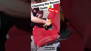 Honda Love 🔰 Part 12.     Cleaning the RECARO seats in the DC2.      #shorts #car #jdm