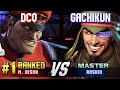 SF6 ▰ DCQ (#1 Ranked M.Bison) vs GACHIKUN (Rashid) ▰ High Level Gameplay