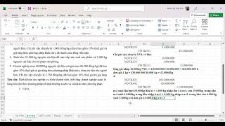 Phương pháp tính giá xuất kho_FIFO_Bài tập kết hợp định khoản và tính giá xuất kho