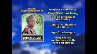 Francisca Samuel ~ Long Obituary