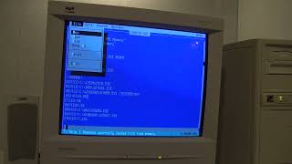 MS-DOS 6.22 Create a Boot Menu in CONFIG.SYS in the BACKROOMS #DOScember