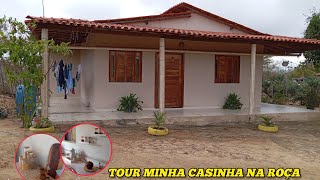 TOUR MOSTREI TUDO EM DETALHES - MINHA CASINHA NA ROÇA