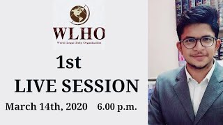 WLHO 1st Live Session - Dhananjay Sharma - Video Suggestions