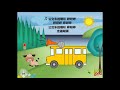 nursery rhyme 公交车的轮子 the wheels on the bus 【little panda academy】