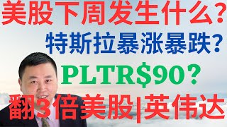 美股953|美股下周发生什么?特斯拉下周财报暴涨暴跌?PLTR涨到90?哪只美股翻3倍?英伟达危险吗? #tsla #nvda #pltr #se #美股分析 #drmikeinvest #ai