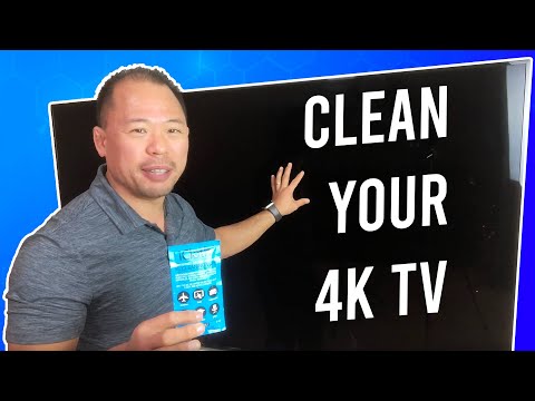 How to Clean a 4K TV Screen the Right Way – iCloth vs. Microfiber | Ed Tchoi