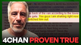 4Chan Thread Announcing Epstein's Death Verified