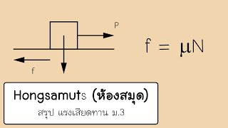 แรงเสียดทาน ม.3