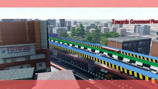 4-Lane Elevated Corridor Near RIMS Hospital Via Karamtoli Chowk.