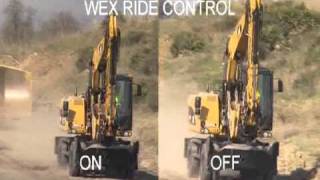 Ride Control Demo on a Cat® Wheel Excavator