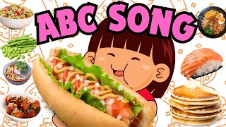 ABC Food Song For Kids 🌭 | Food Names | Alphabet Letters |  A is for Applesauce