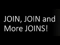 SQL JOIN, LEFT JOIN, RIGHT JOIN, FULL JOIN and CROSS JOINs are thoroughly covered in this video.